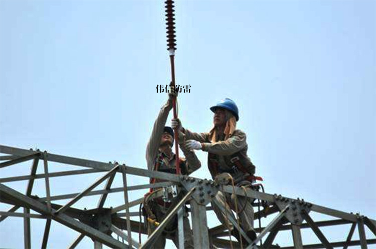 限流電力專(zhuān)用避雷針施工現(xiàn)場(chǎng)1
