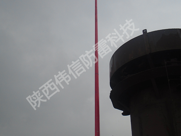 16米玻璃鋼避雷針，工廠專用抗干擾防側(cè)擊絕緣避雷針產(chǎn)品展示六