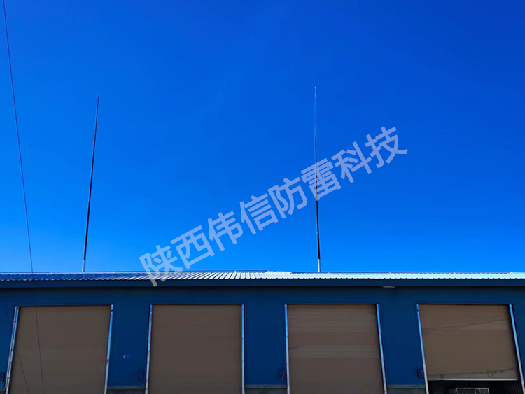 24米獨(dú)立雷達(dá)站玻璃鋼避雷針，抗干擾防側(cè)閃絕緣玻璃鋼避雷針產(chǎn)品展示五